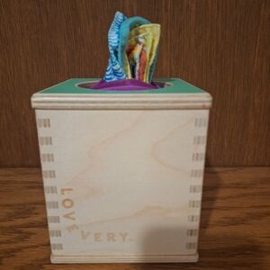 Lovevery Wooden Tissue Box Toy - Multicolor